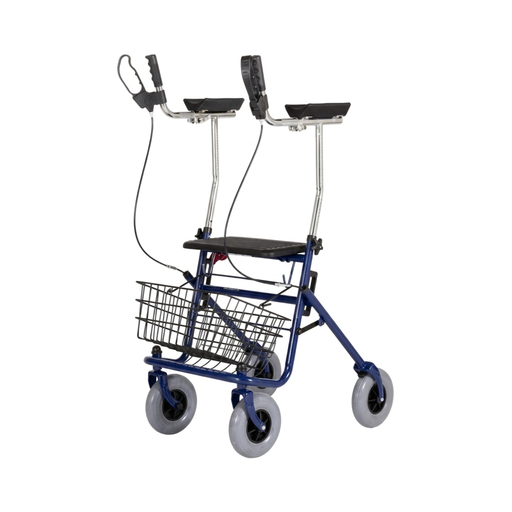4 wheel rollator with armrest