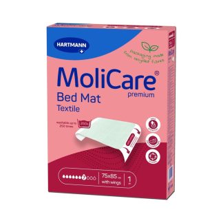 MoliCare Premium Bed Mat Textile 7 Drops with wings