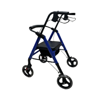 Rollator 4 wheel with Bag and Detachable Back – Aluminum